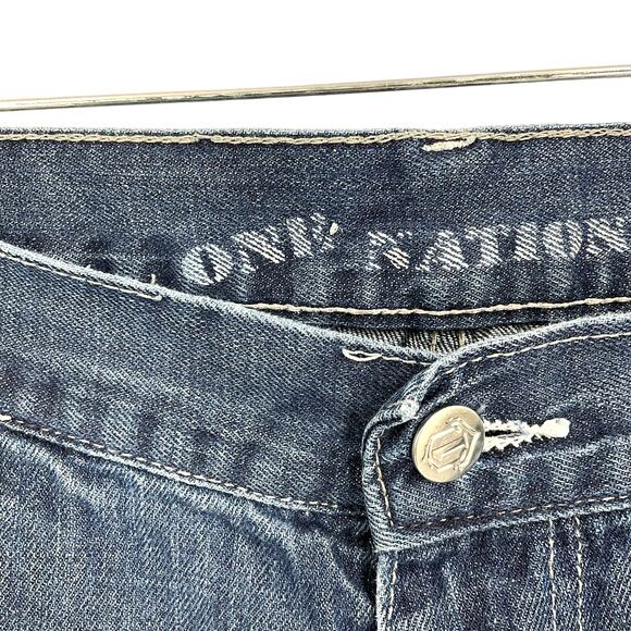 One Nation Straight Leg Blue Jeans Men's Size 46x30 - Picture 5 of 7